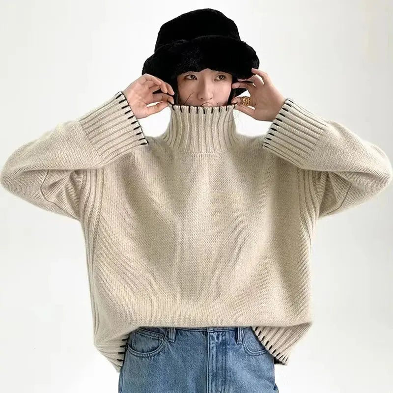 Luxurious Cashmere & Wool Turtleneck Sweater - Overture Gifts