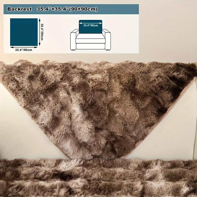 Luxurious Gradient Velvet Sofa Cover - Overture Gifts