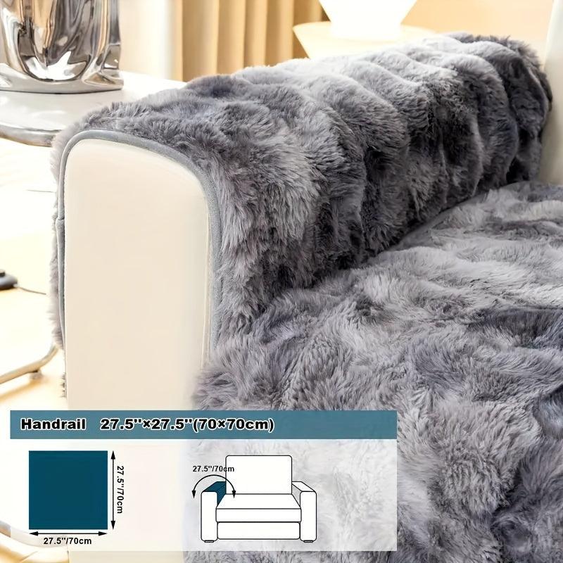 Luxurious Gradient Velvet Sofa Cover - Overture Gifts