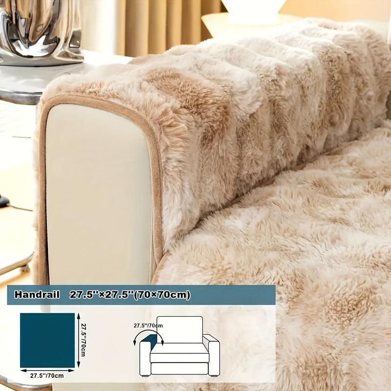 Luxurious Gradient Velvet Sofa Cover - Overture Gifts