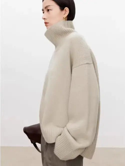 Luxurious Pure Cashmere Turtleneck Sweater - Overture Gifts