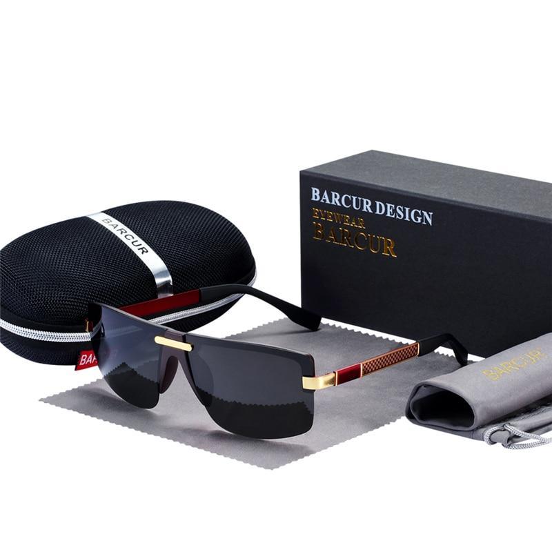 Luxury Elegent Polarized Sunglasses Rimless Sunglasses Luxury Brand Designer For Men and Boys With UV400 Protection - Overture Gifts