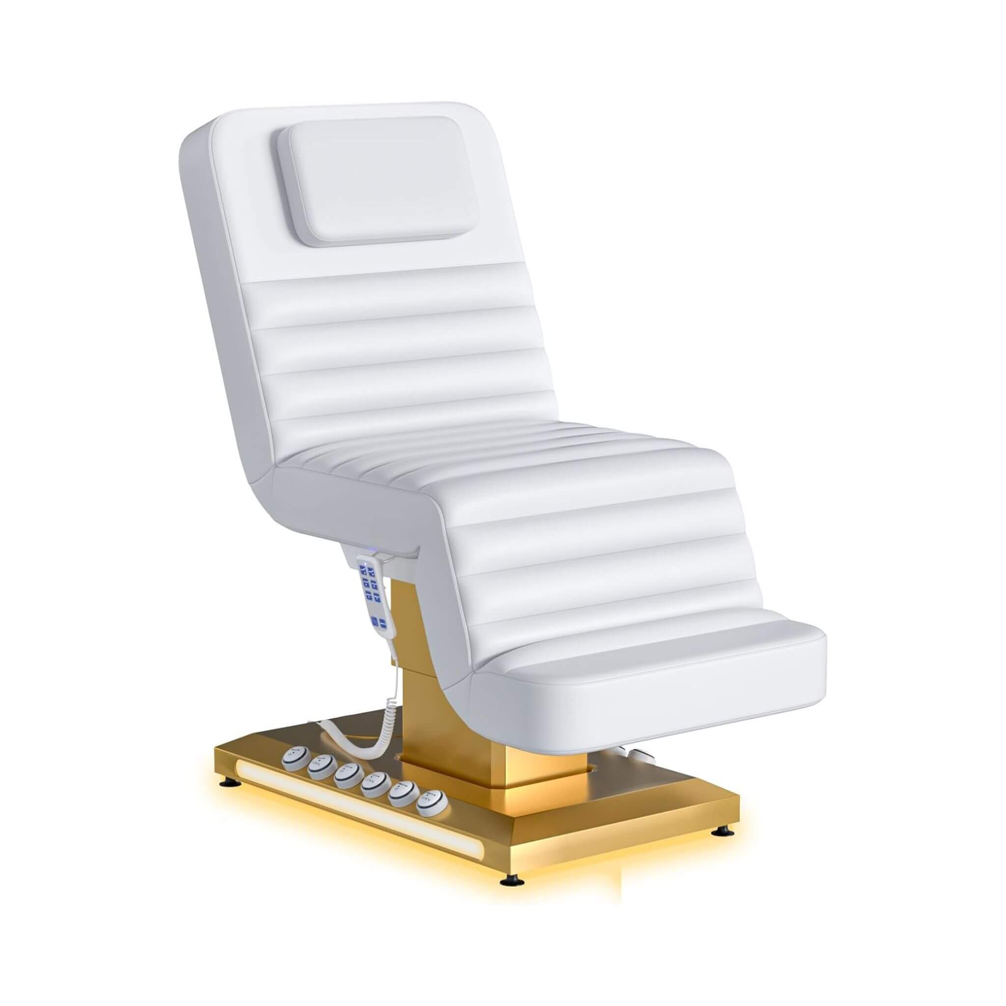 Luxury Height Adjustable 4-Motor Electric Massage Table With Lift And Foot Pedal (SAK63297)