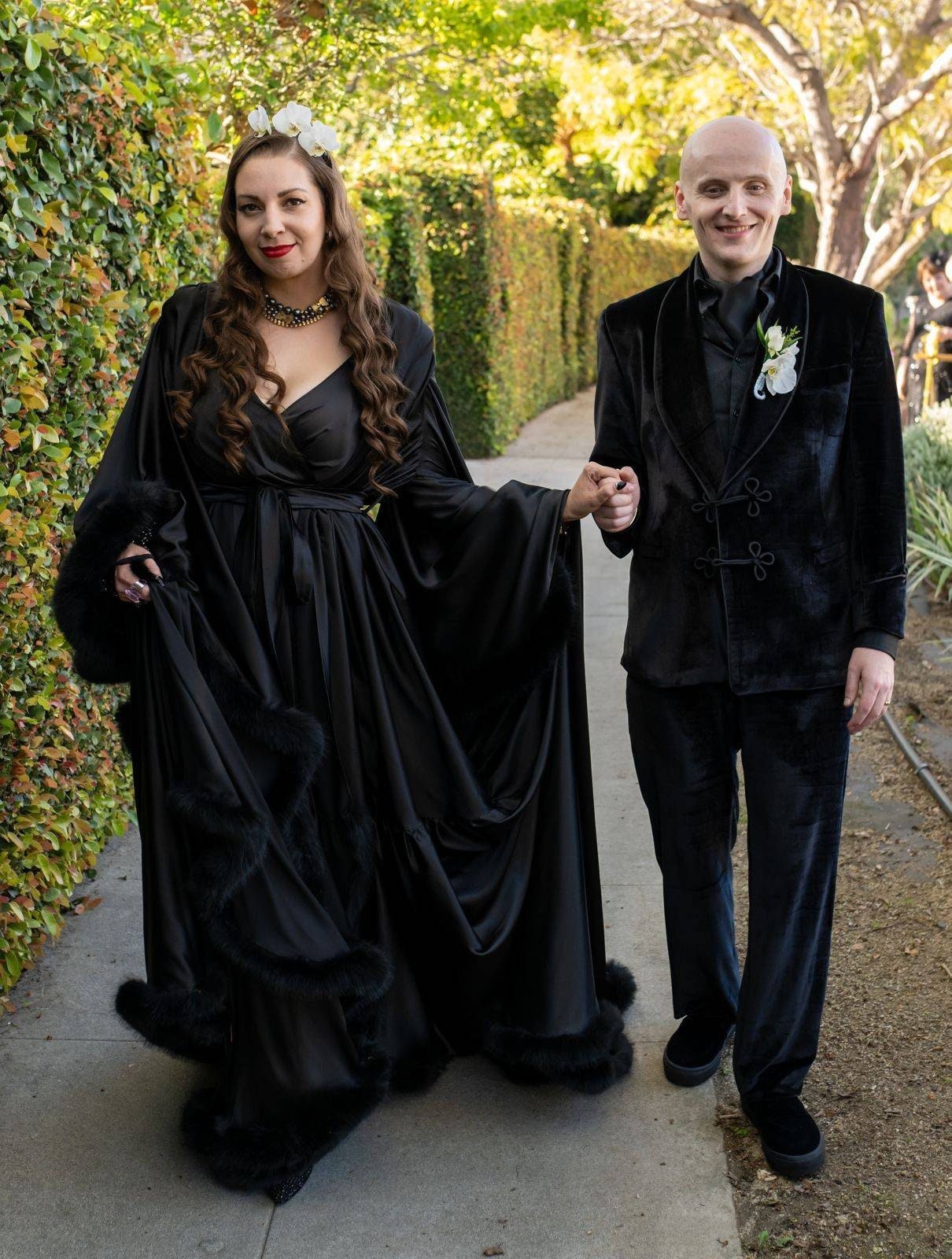 Luxury Satin Feather Bridal Robe | Victorian Style Wedding & Photoshoot Robe - Overture Gifts