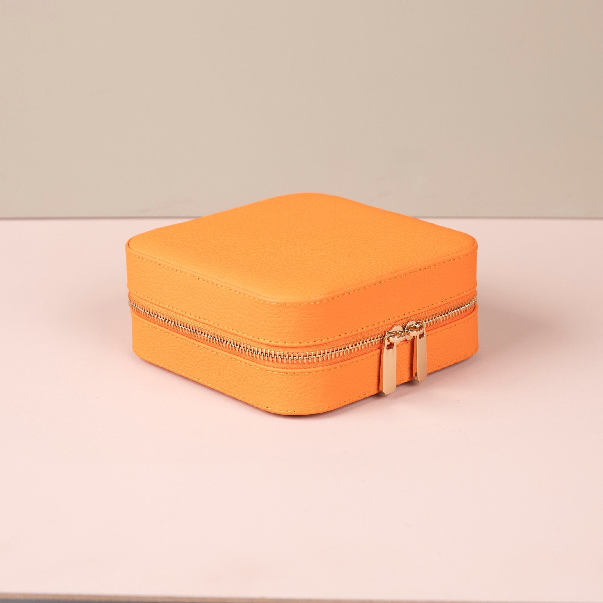 Luxury Travel Jewelry Box – Orange - Palermo - Overture Gifts