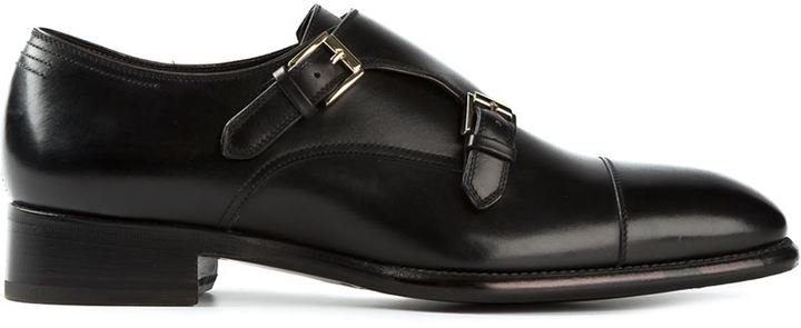 Max Verre Double Monk Strap Shoes