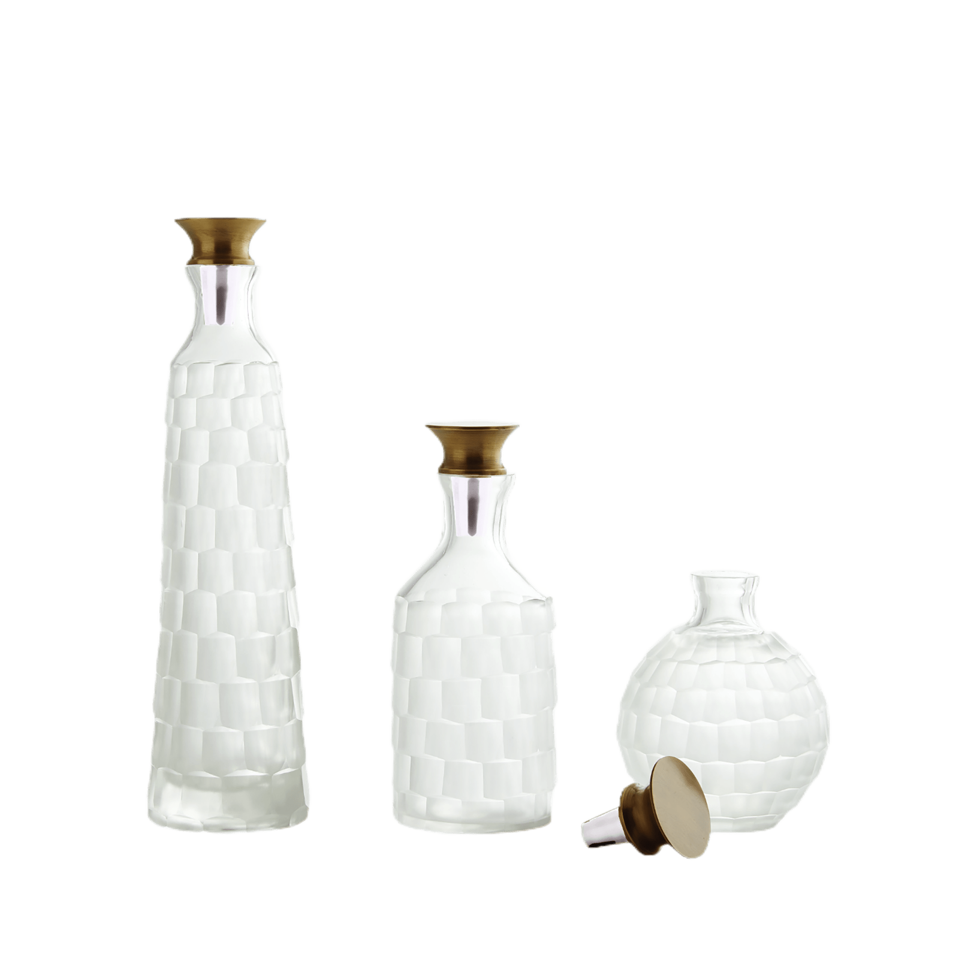 Maxwell Decanters - Set of 3 - Overture Gifts