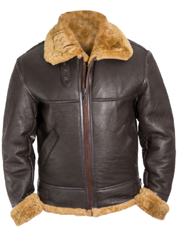 Men’s Trending B3 Bomber Shearling Leather Jacket