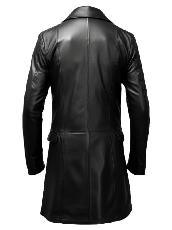 Men’s Leather Coat – Black Leather Coat for Men