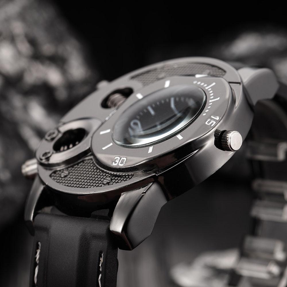 Men Watch With Hardlex Glass and Leather High Quality Band Modern Luxury Style Unique Design Perfect Gift - Overture Gifts