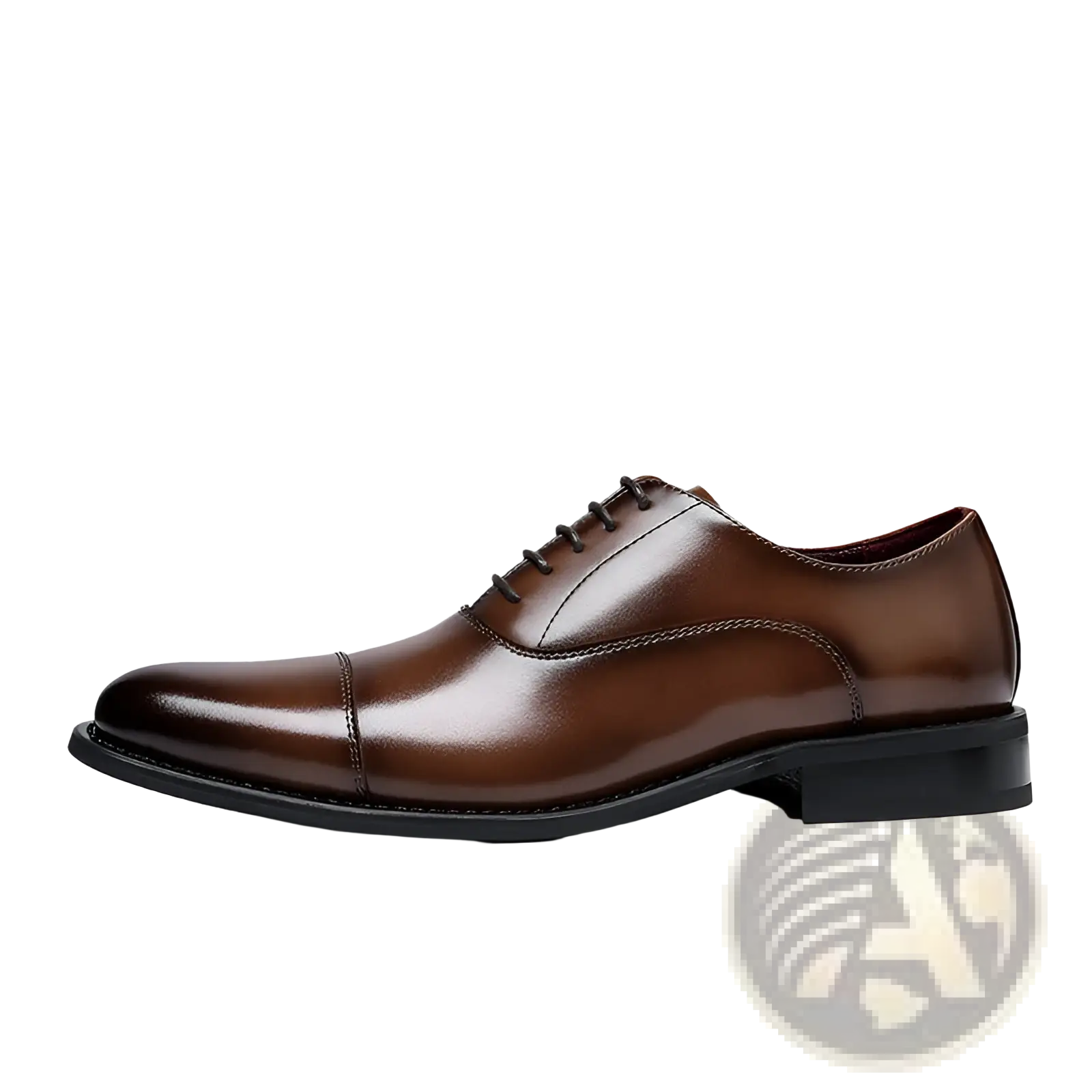 Men's British Leather Cap Toe 6cm Height Increasing Oxfords