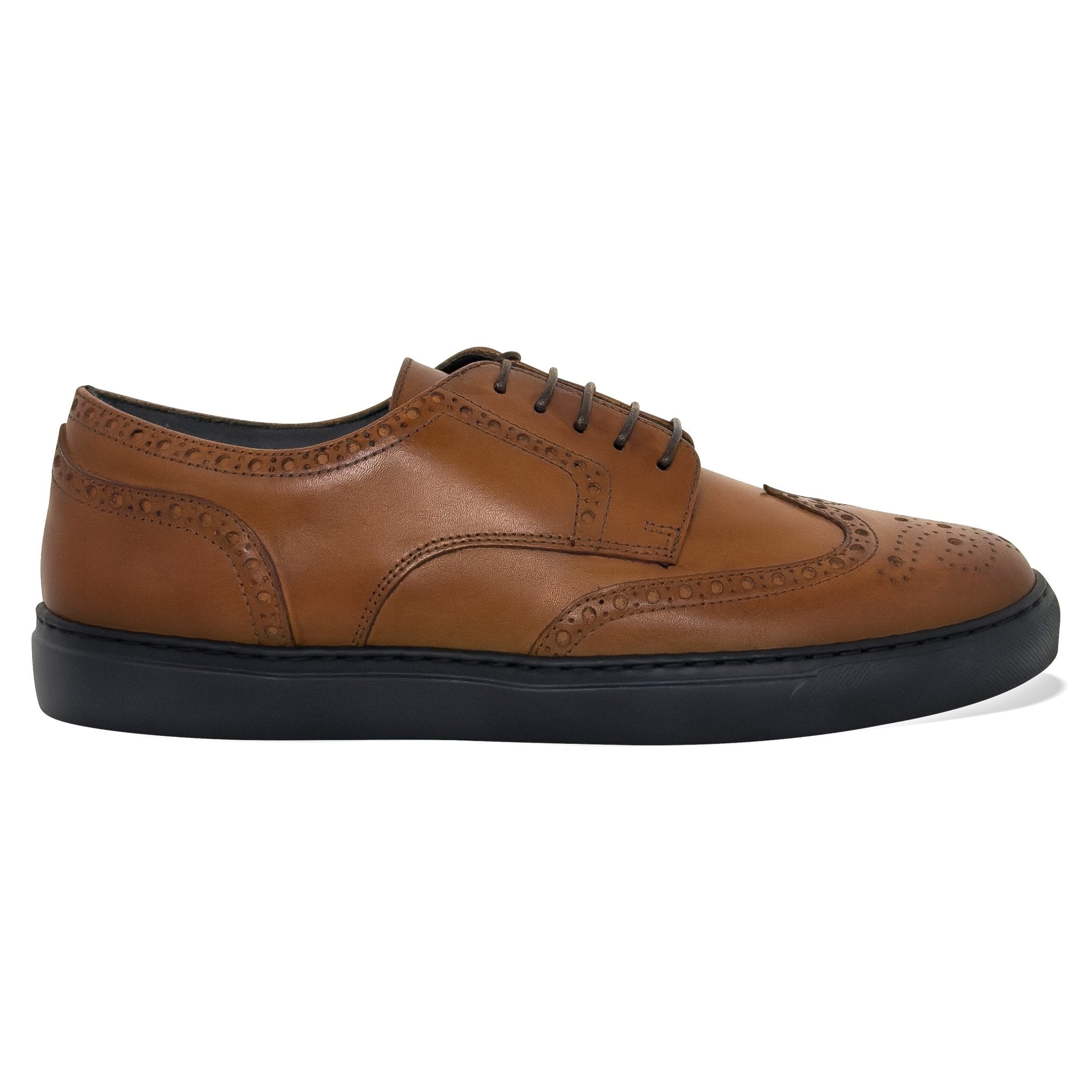 Men's Don Giovanni Wingtips - Cognac - Overture Gifts