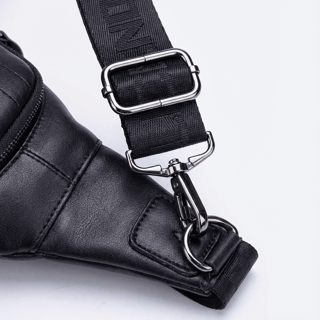 Men's Genuine Leather Sling Bag – Refined Daily Carry - Overture Gifts
