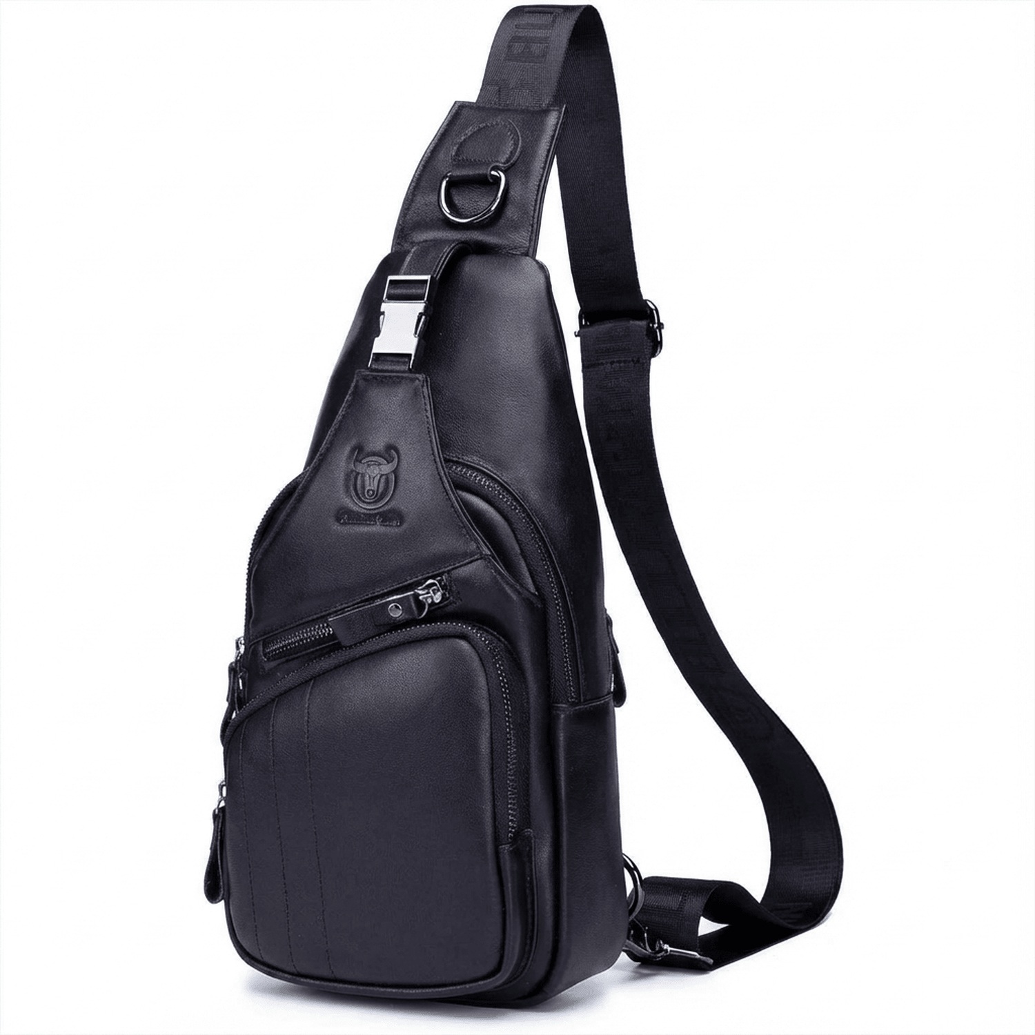 Men's Genuine Leather Sling Bag – Refined Daily Carry - Overture Gifts