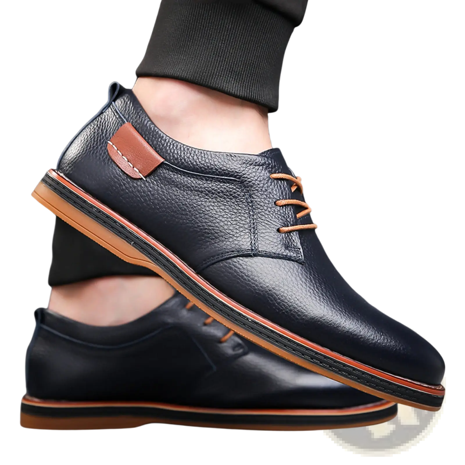 Men's Handmade Genuine Leather Lace Up Oxford Shoes