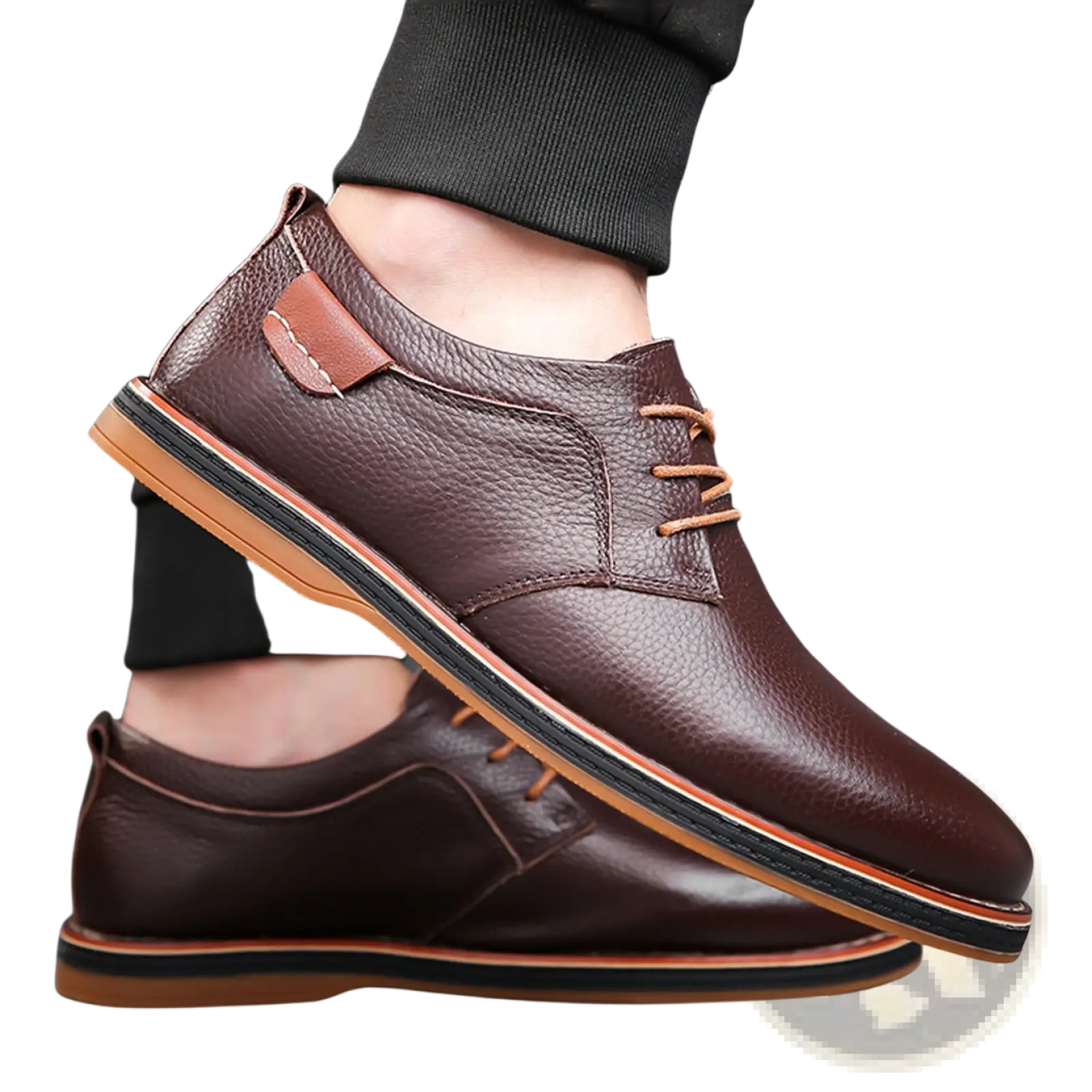 Men's Handmade Genuine Leather Lace Up Oxford Shoes