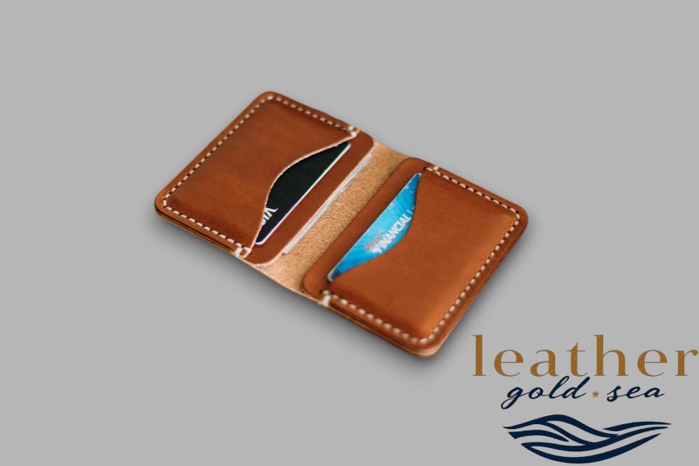 Mens Italian Leather Wallets - Brown Handmade - Overture Gifts