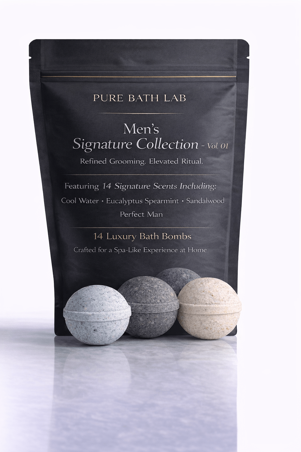 Men’s Luxury Spa Gift Set – 14 Bath Bombs – Signature Scent Collection – Premium Self-Care Kit for Relaxation - Overture Gifts