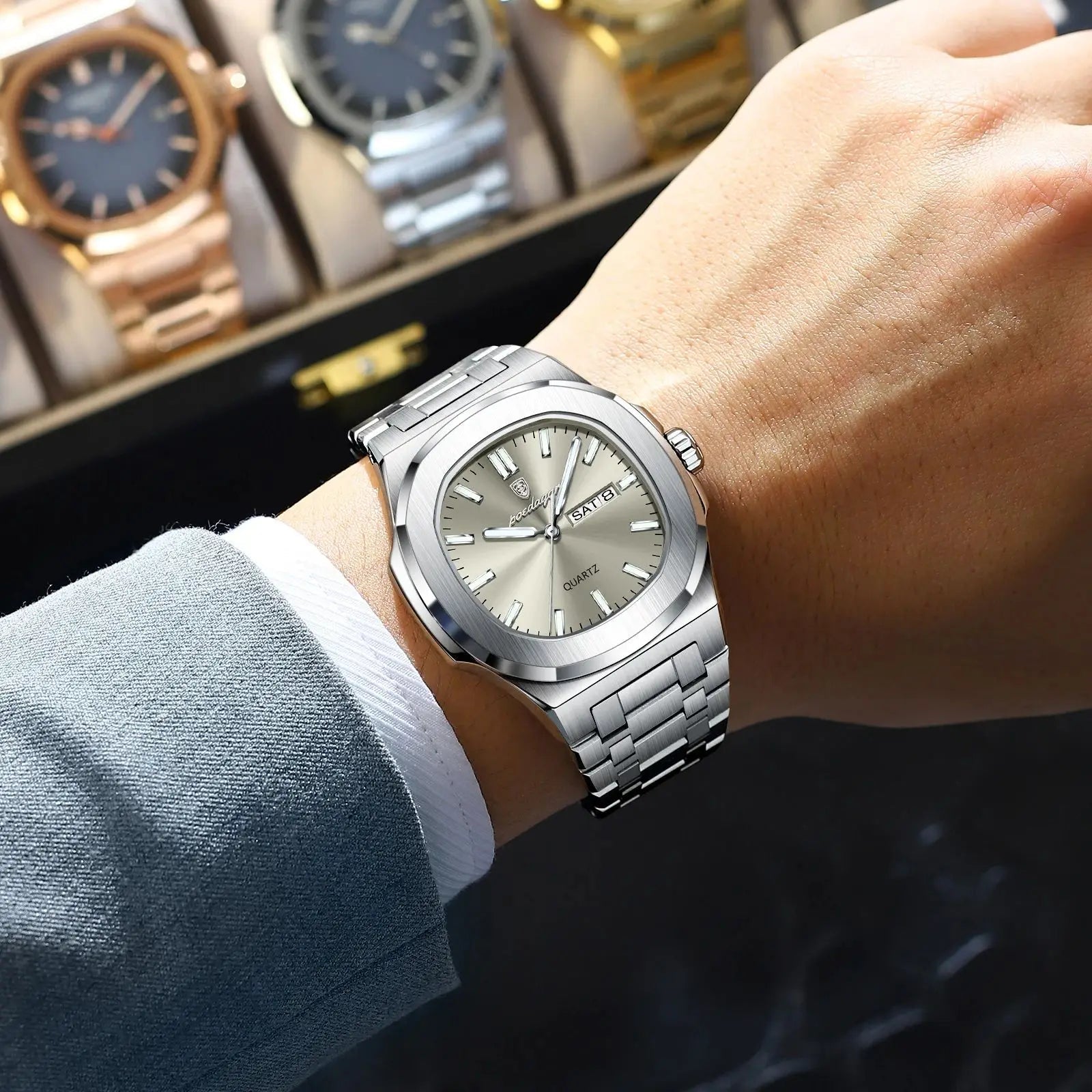 Men’s Luxury Square Watch - Overture Gifts