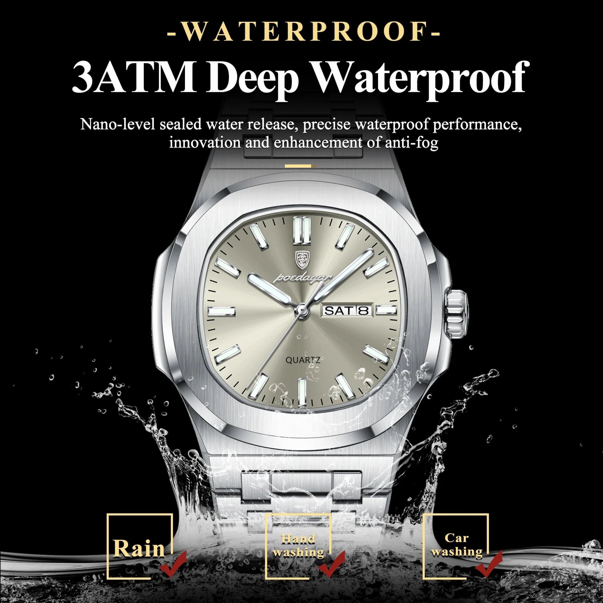 Men’s Luxury Square Watch - Overture Gifts