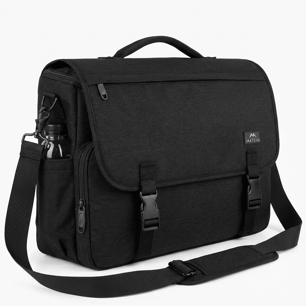 Men's Nylon Messenger Bag – Executive Commuter Carry - Overture Gifts