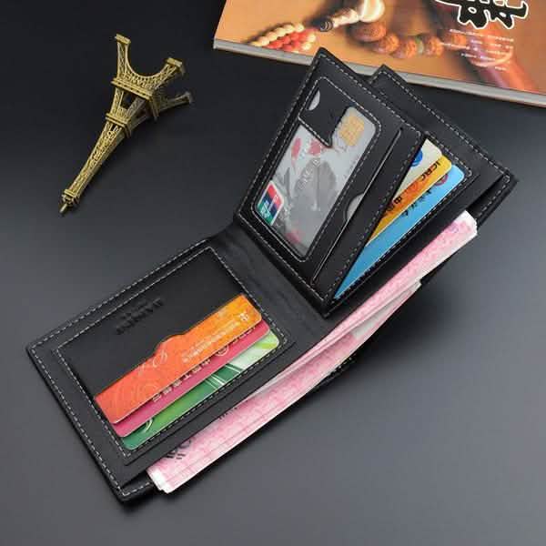 Men's RFID Genuine Leather Slim Trifold Wallet - Overture Gifts