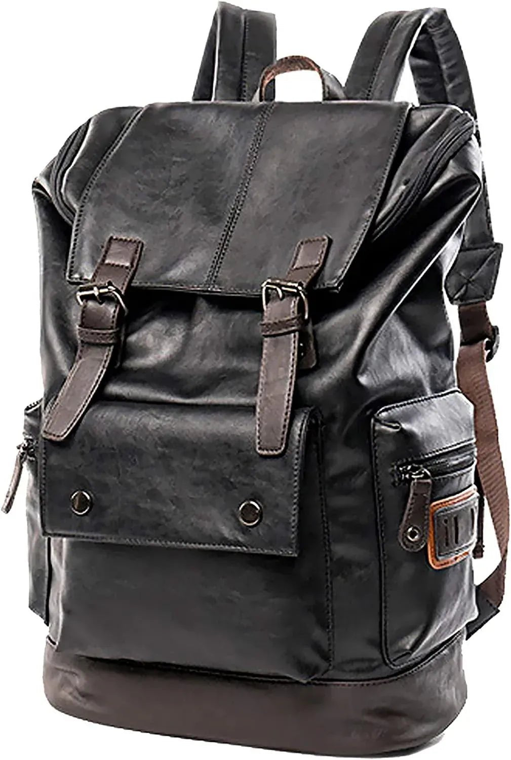 Men's Vegan Leather Backpack – Executive Commuter Carry - Overture Gifts