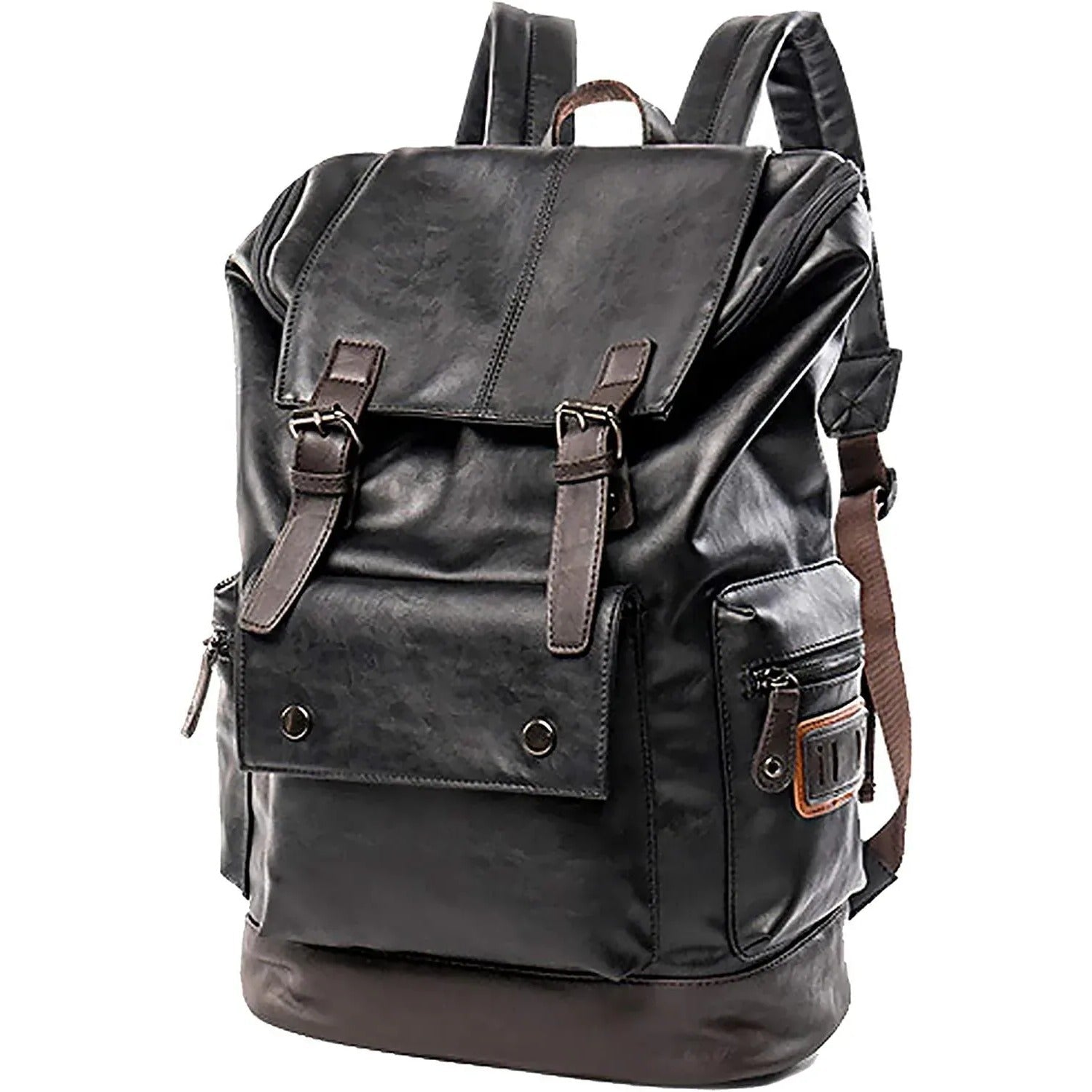 Men's Vegan Leather Backpack – Executive Commuter Carry - Overture Gifts