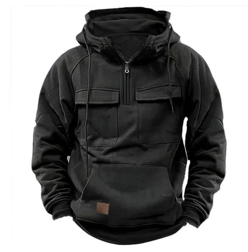 Men's Zip-up Hoodies Sweatshirt With Drawstring And Pocket Design Fashion Casual Sports Sweatshirt - Overture Gifts