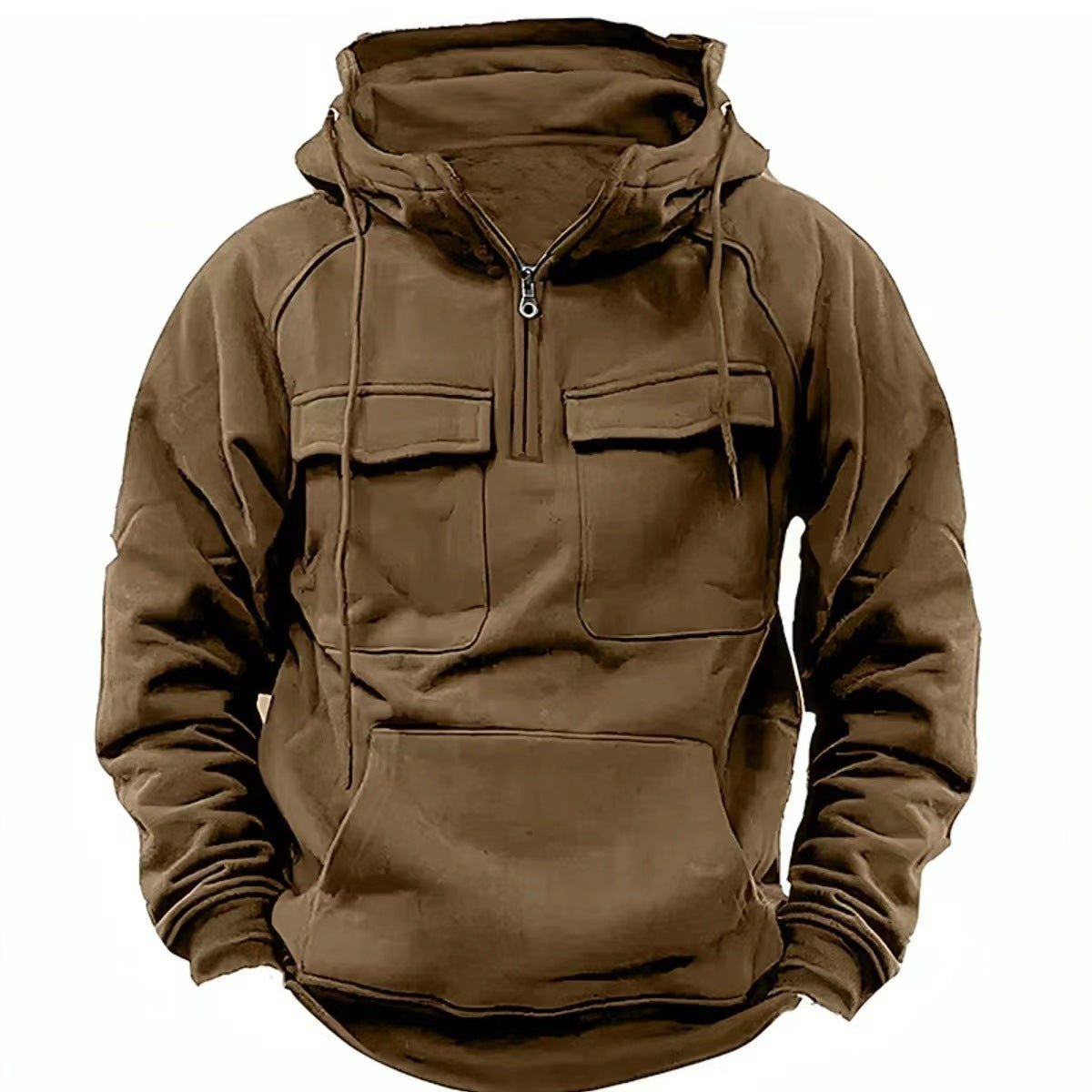 Men's Zip-up Hoodies Sweatshirt With Drawstring And Pocket Design Fashion Casual Sports Sweatshirt - Overture Gifts