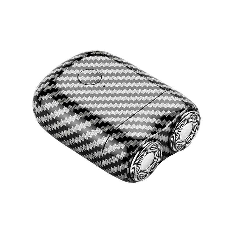 Mini electric shaver with magnetic suction dual blade heads 2-speed USB charging mini portable men's electric shaver - Overture Gifts