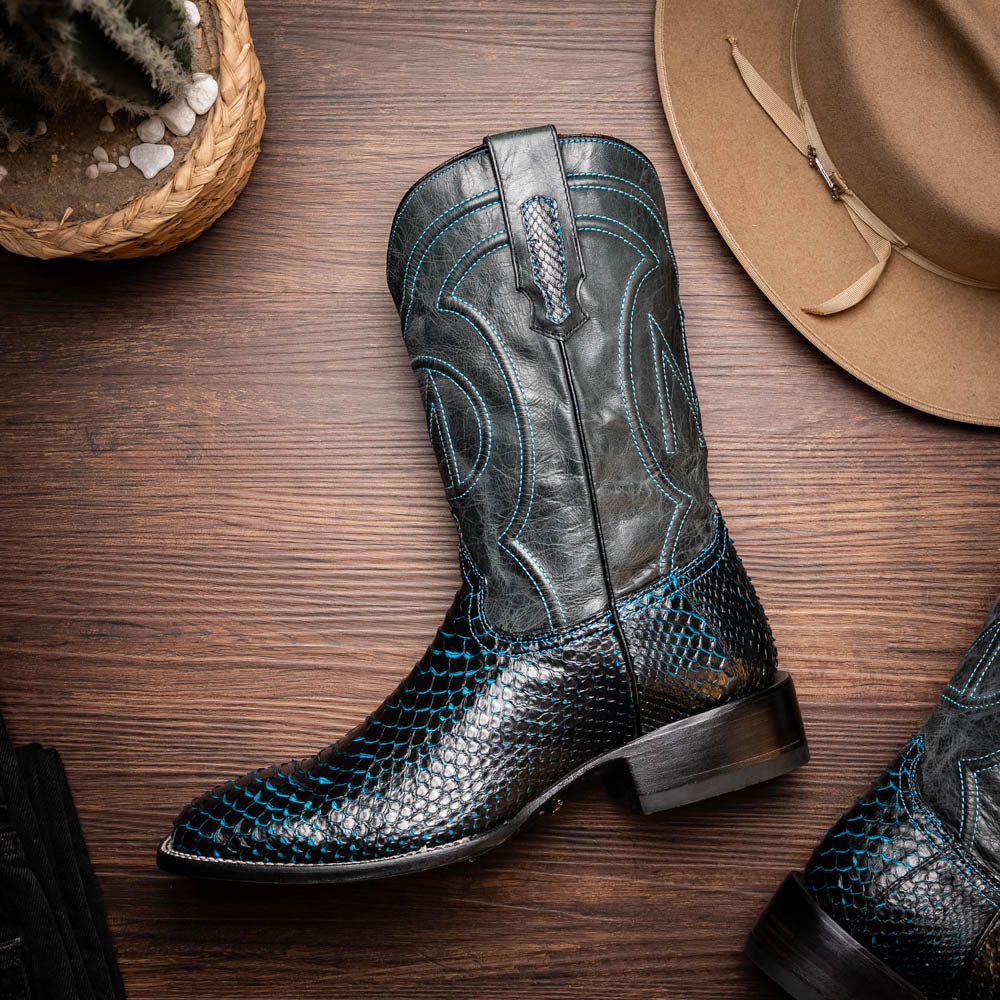 Missouri Black / Blue Boots