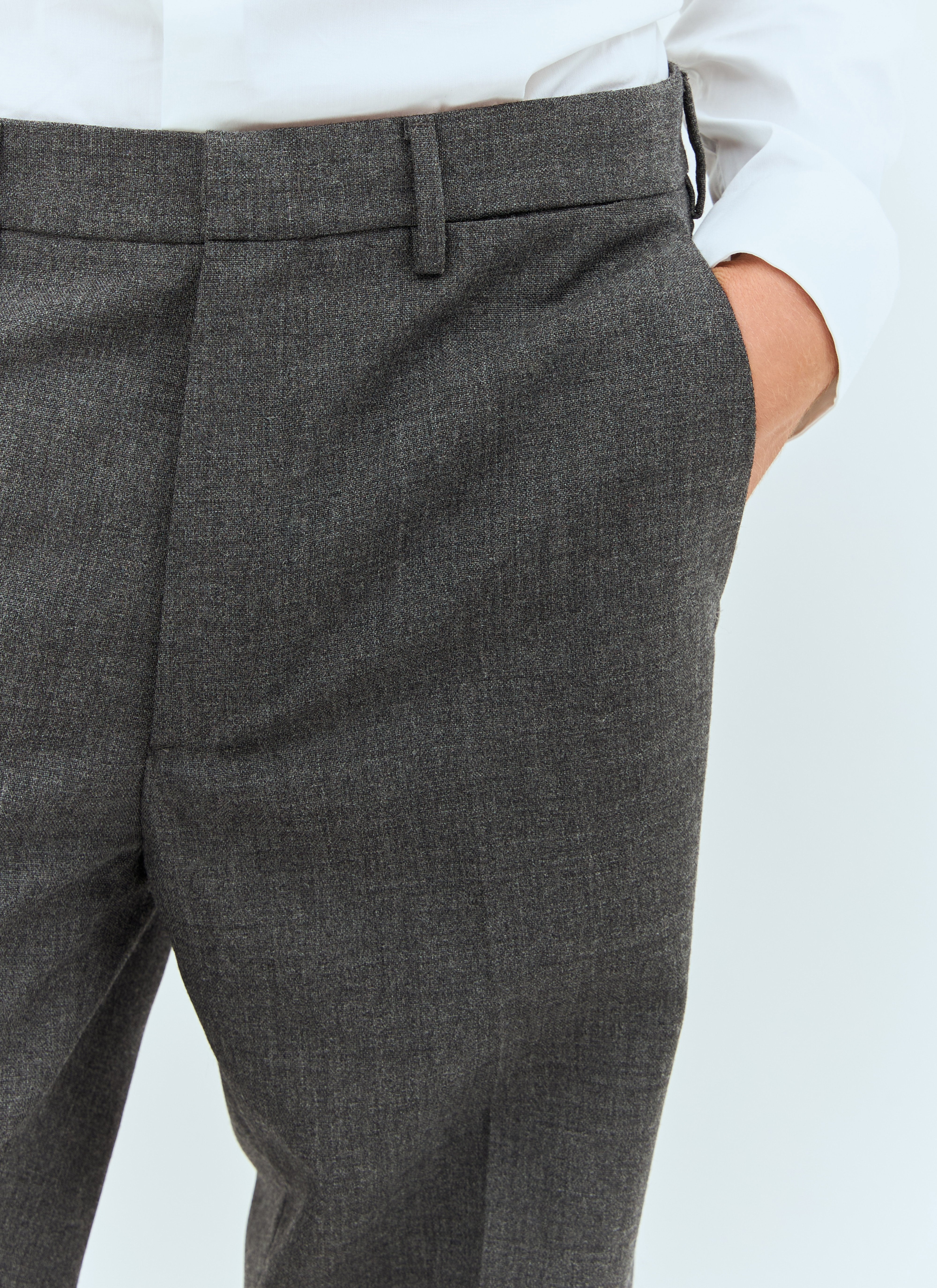 Miu Miu Men Marled Wool Pants