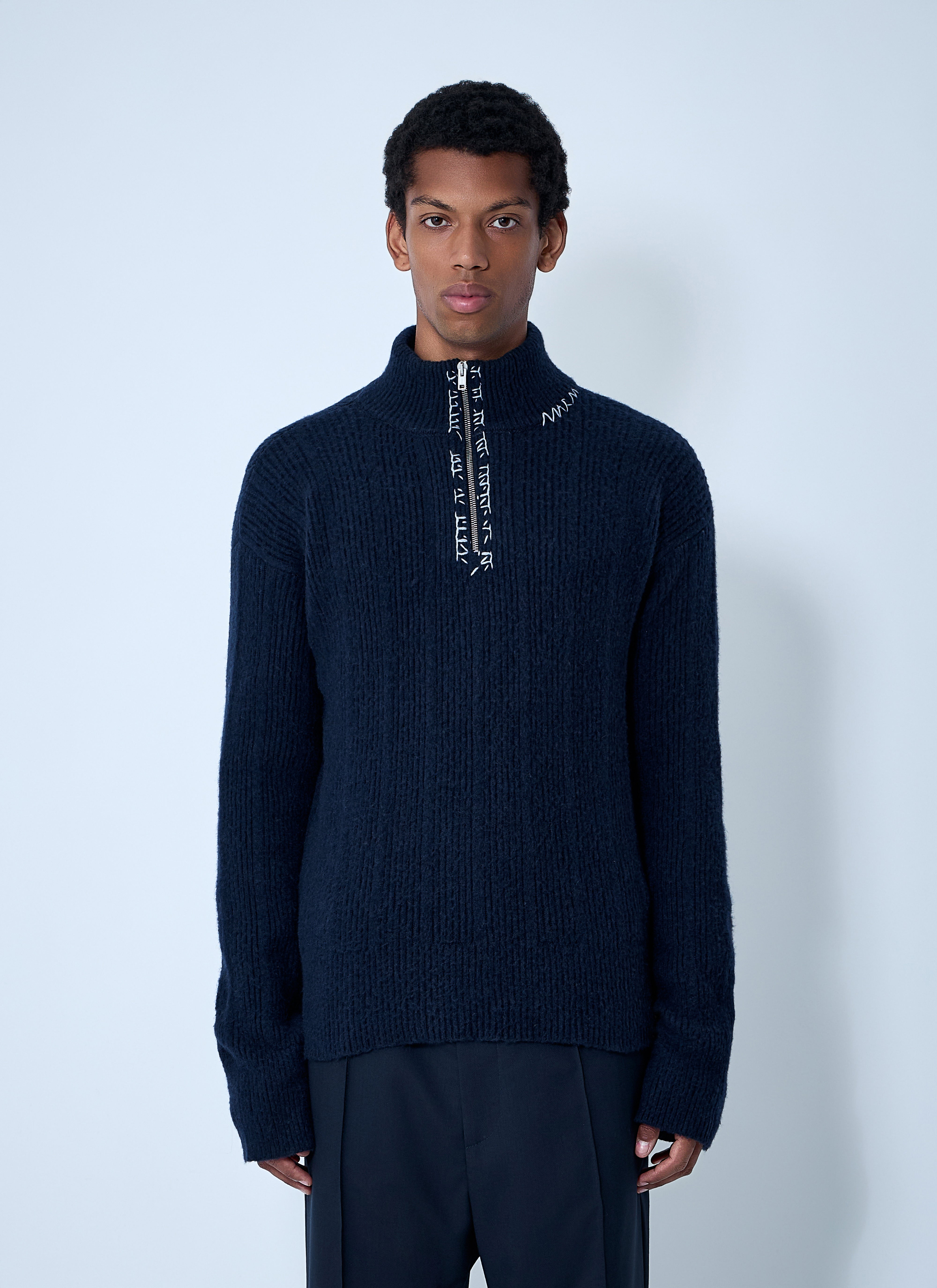 Marni Men Logo Embroidery Sweater