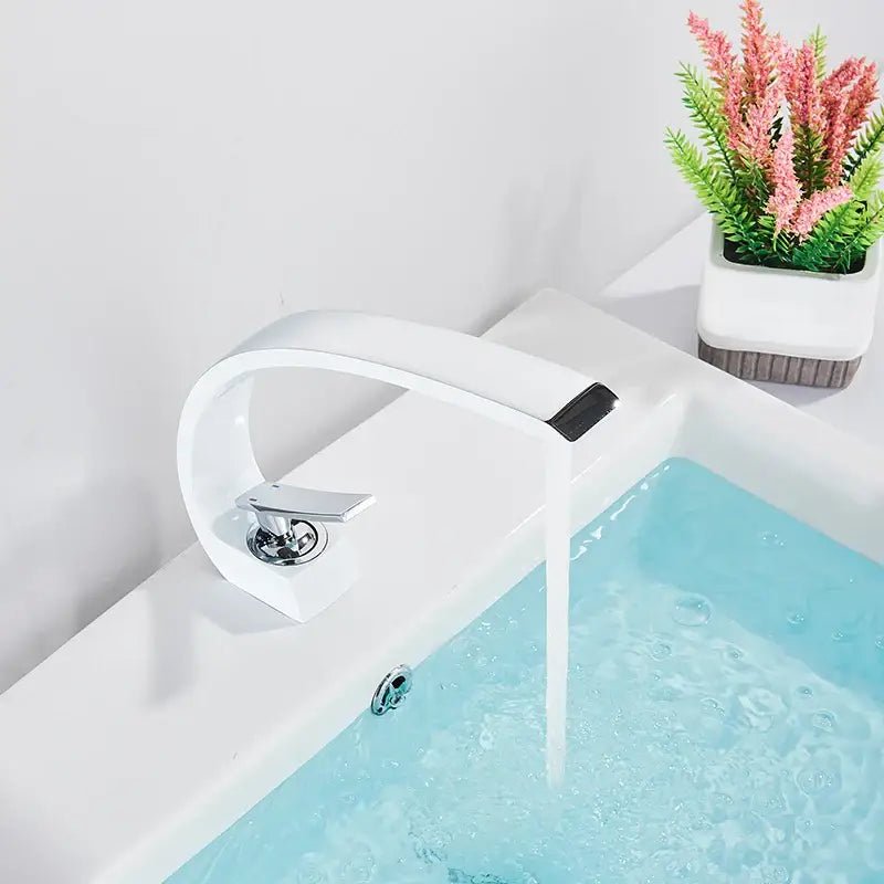 Modern matte black luxury brass basin faucet bathroom mixer tap - Overture Gifts