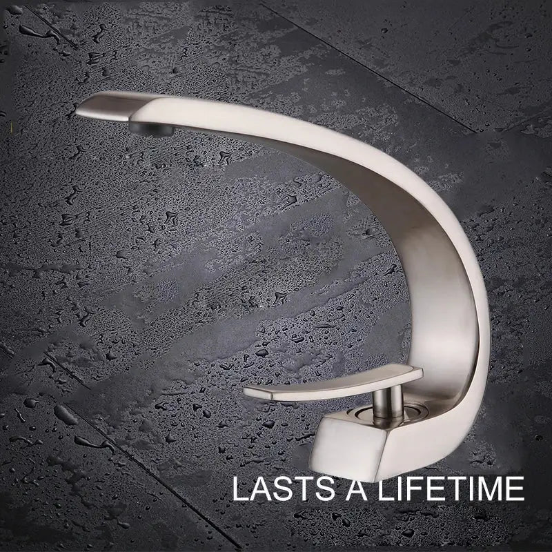 Modern matte black luxury brass basin faucet bathroom mixer tap - Overture Gifts
