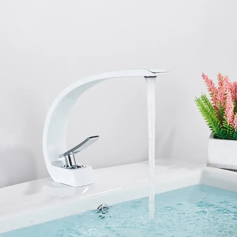 Modern matte black luxury brass basin faucet bathroom mixer tap - Overture Gifts