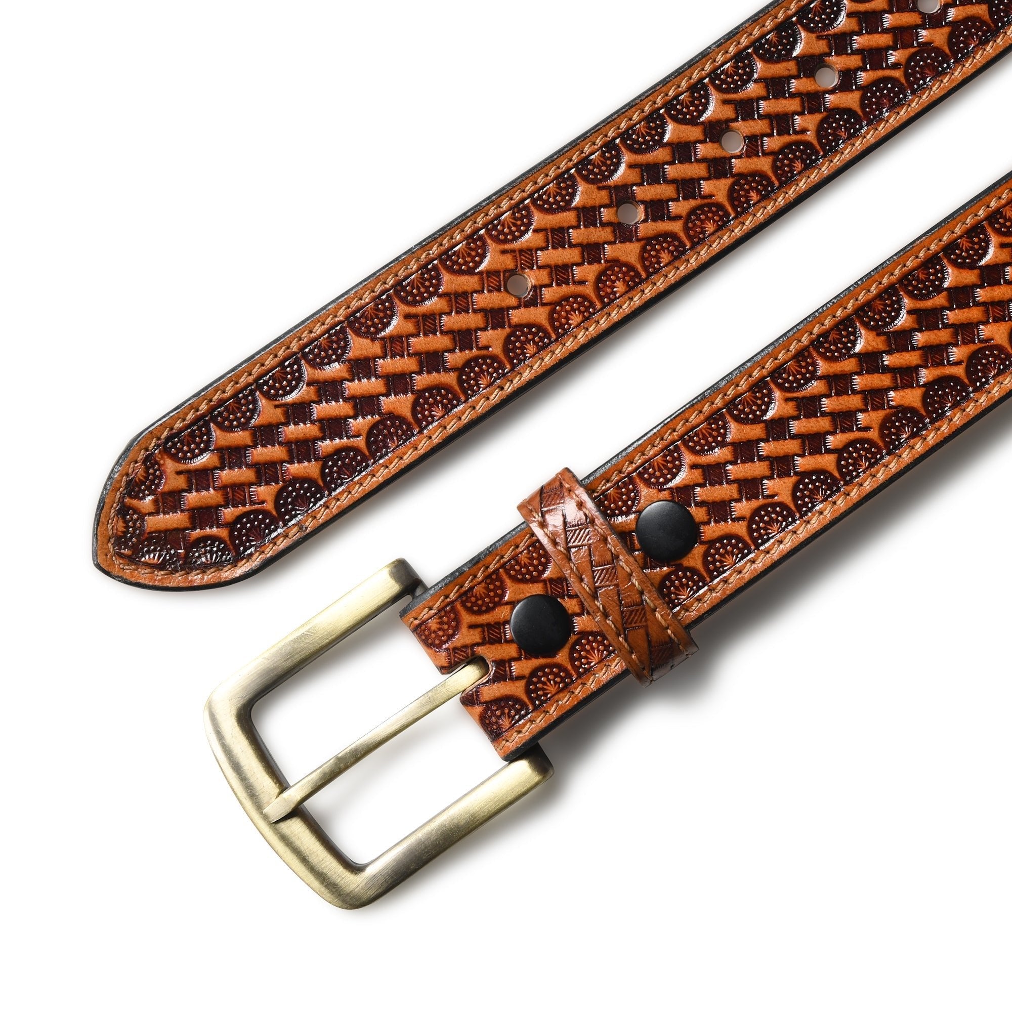 Modern Western Leather Belt - Overture Gifts