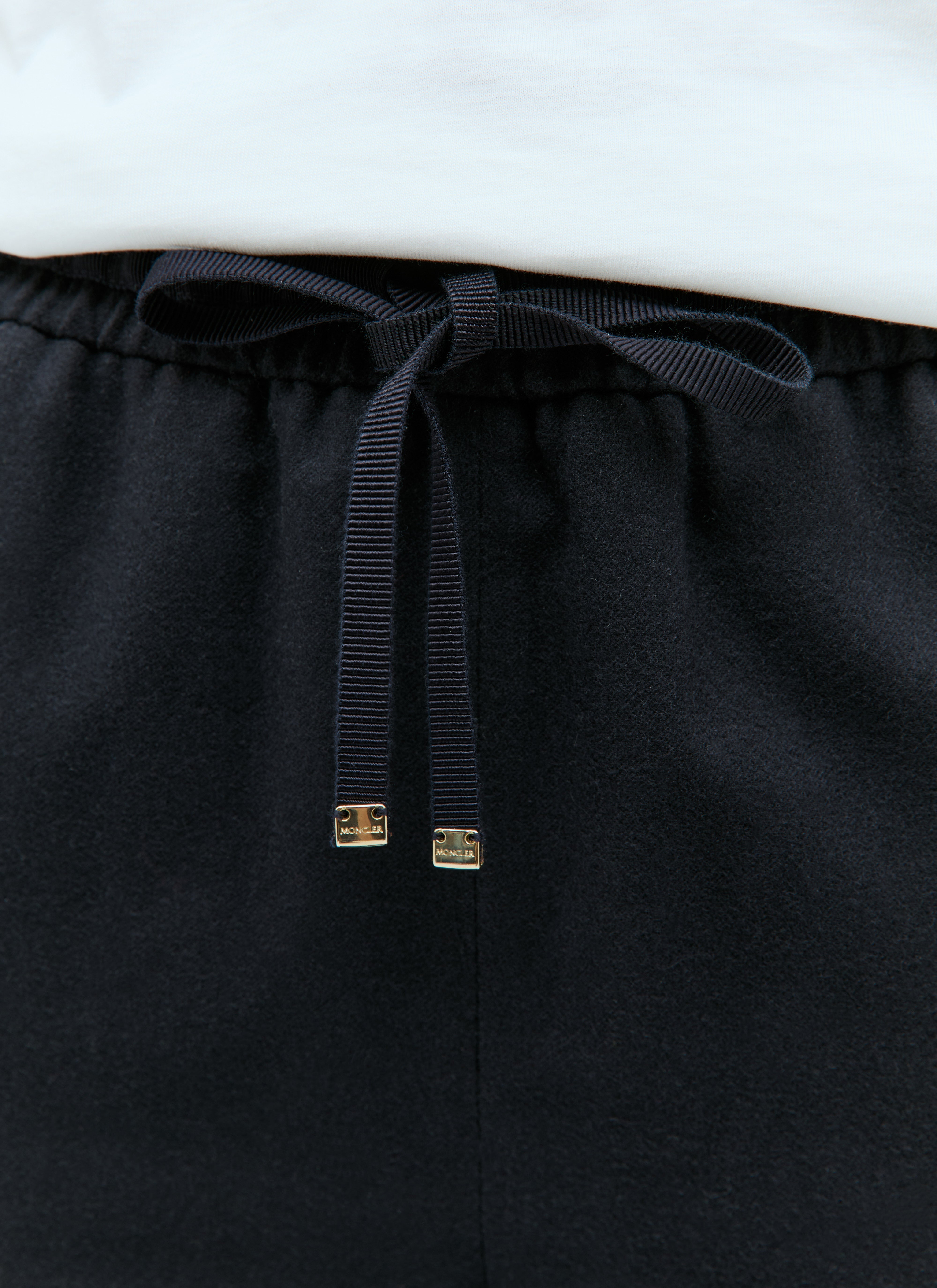 Moncler Women Wool-Blend Drawstring Trackpants