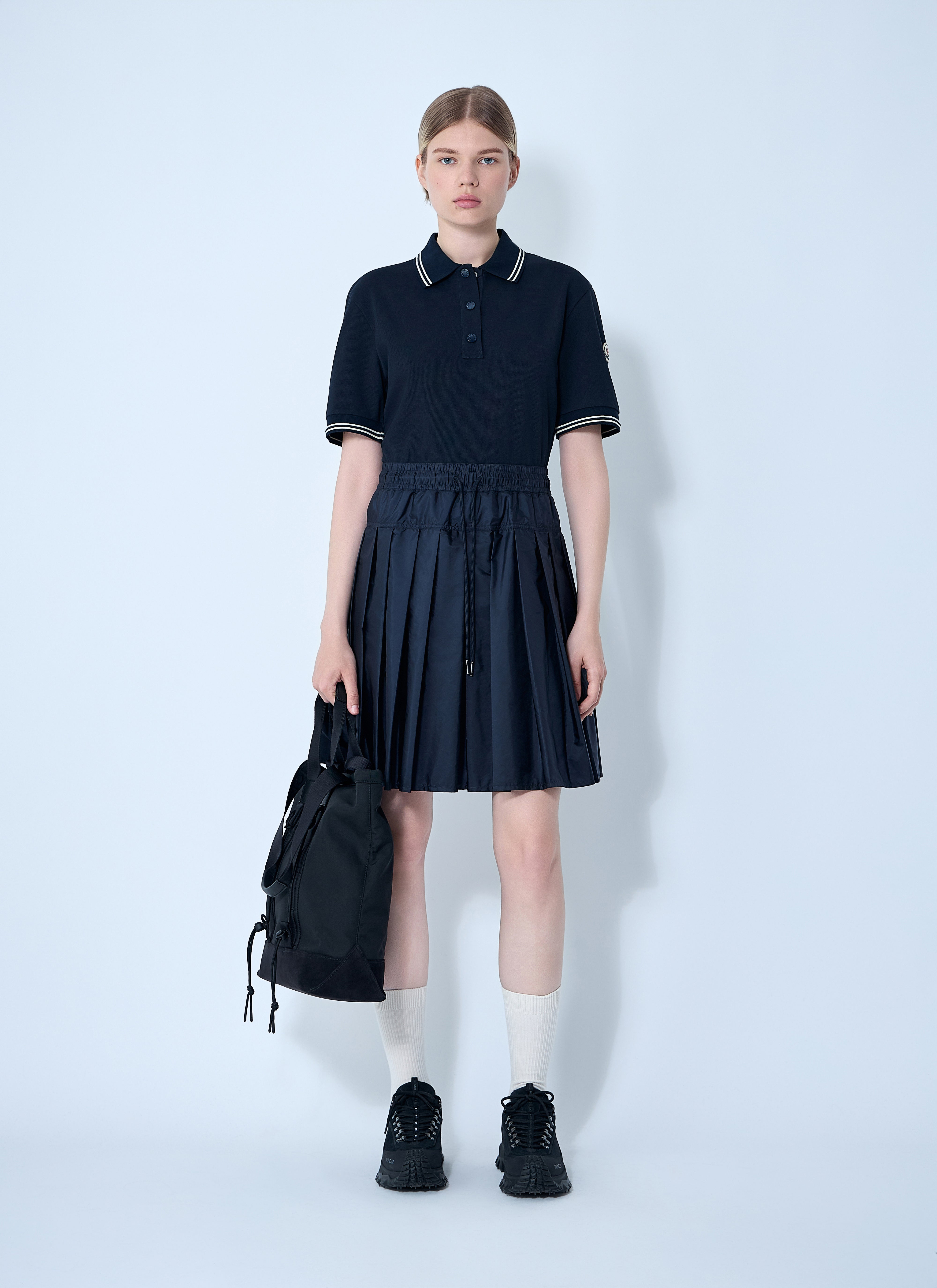 Moncler Women Piquet Polo Shirt Dress