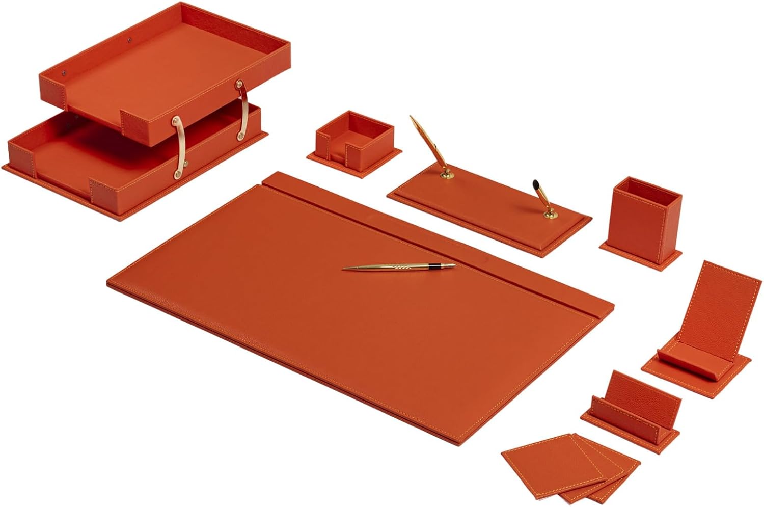MOOG Classic Desk Organizer - Orange- 12 PCS - Overture Gifts
