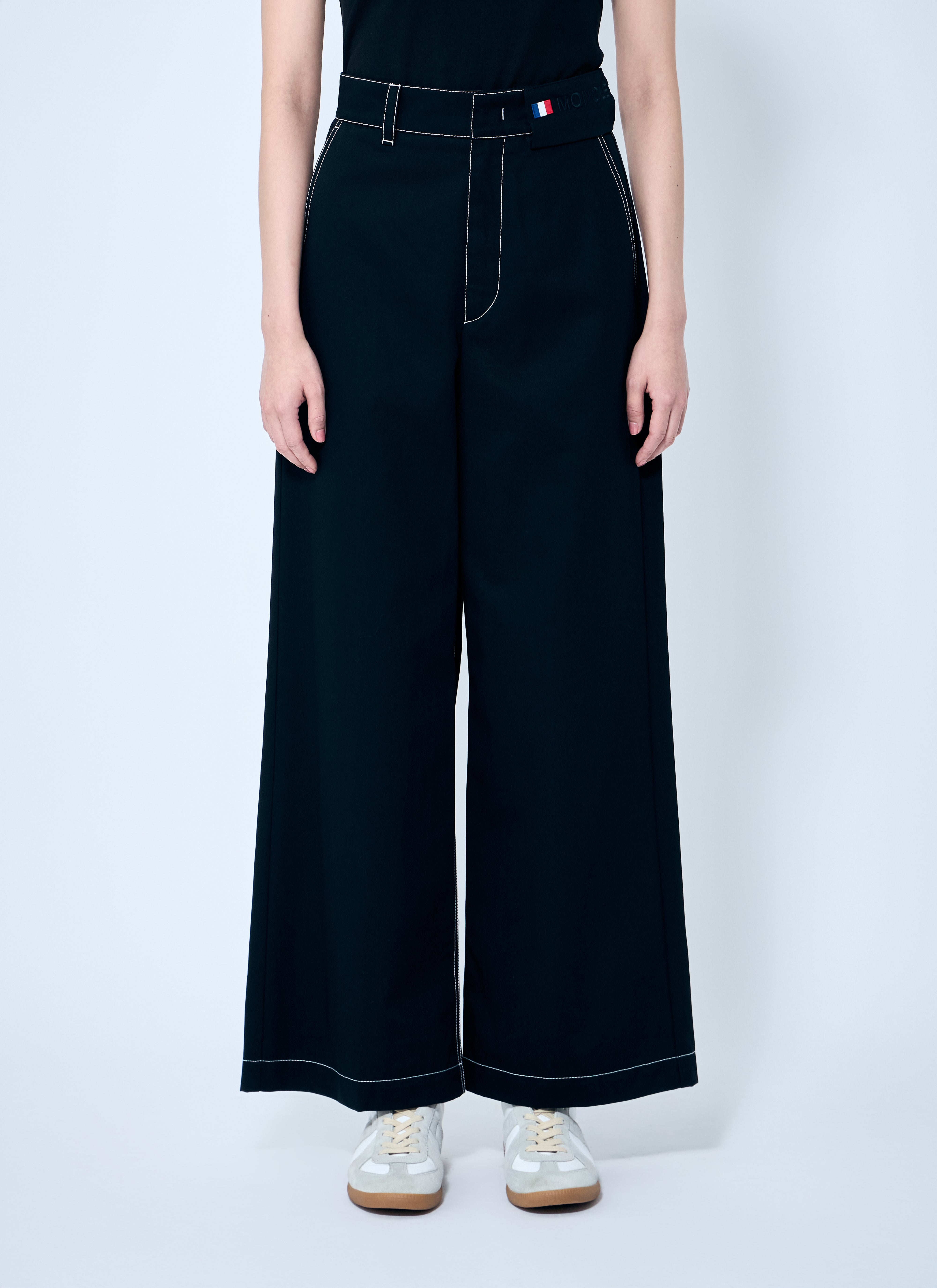 8 Moncler Palm Angels Women Wide-Leg Pants