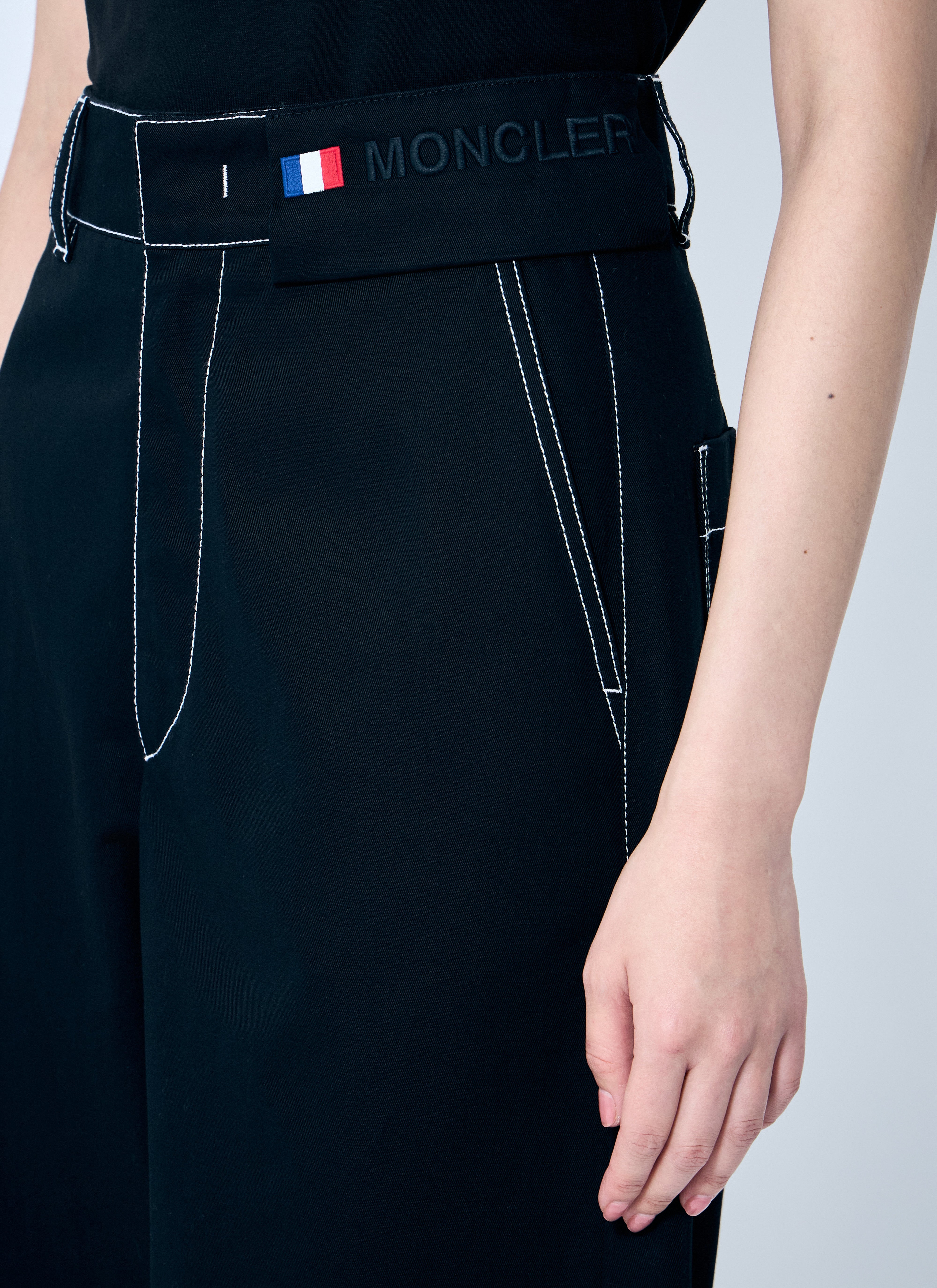 8 Moncler Palm Angels Women Wide-Leg Pants