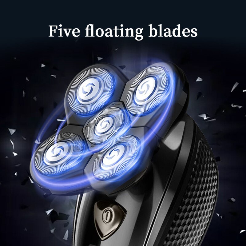 Multifunctional Grooming kit Electric Shaver Wet Dry For Men Electric Razor Rechargeable Bald Head Shaving Machine Beard Trimmer - Overture Gifts