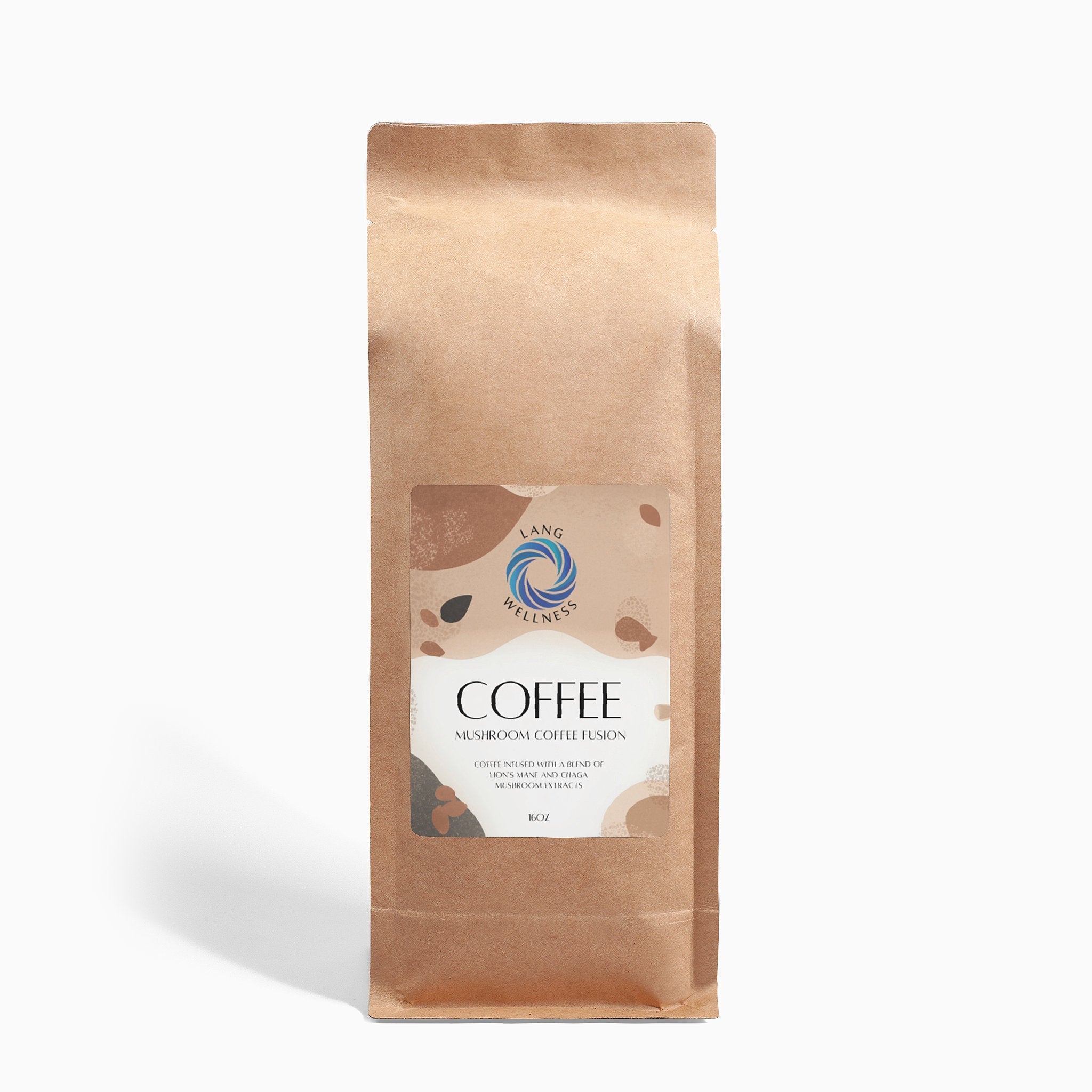 Mushroom Coffee Fusion - Lion’s Mane & Chaga 16oz - Overture Gifts