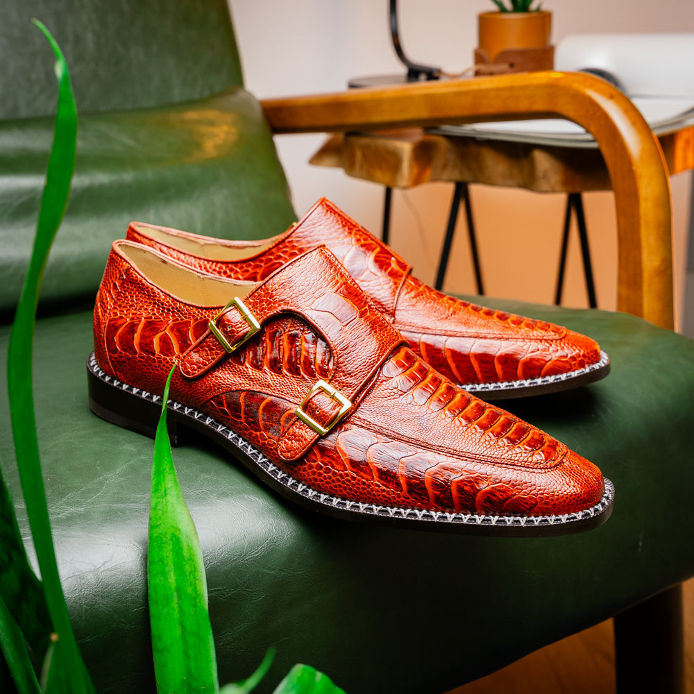 Napoli Rustic Cognac Shoe