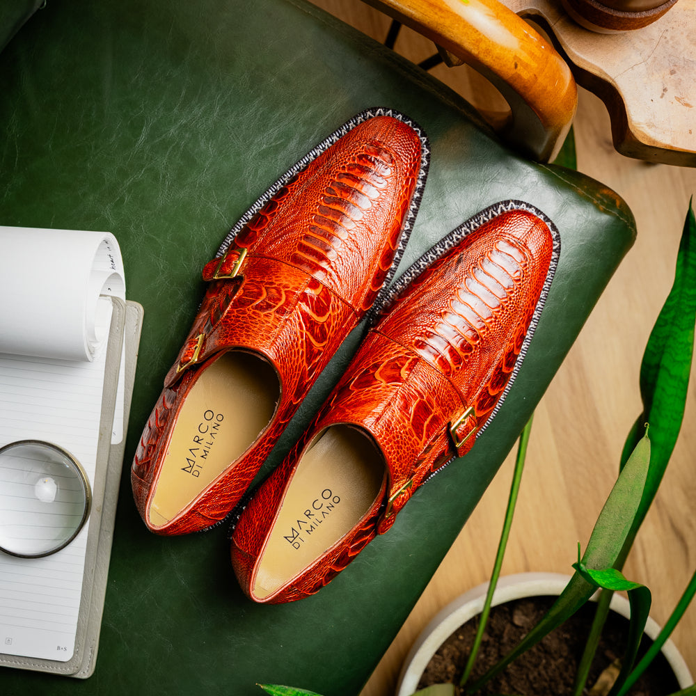 Napoli Rustic Cognac Shoe