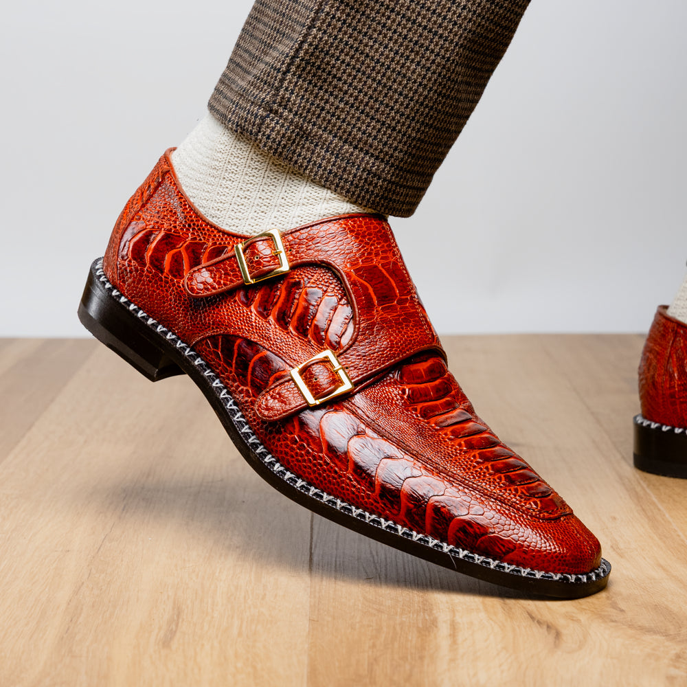 Napoli Rustic Cognac Shoe