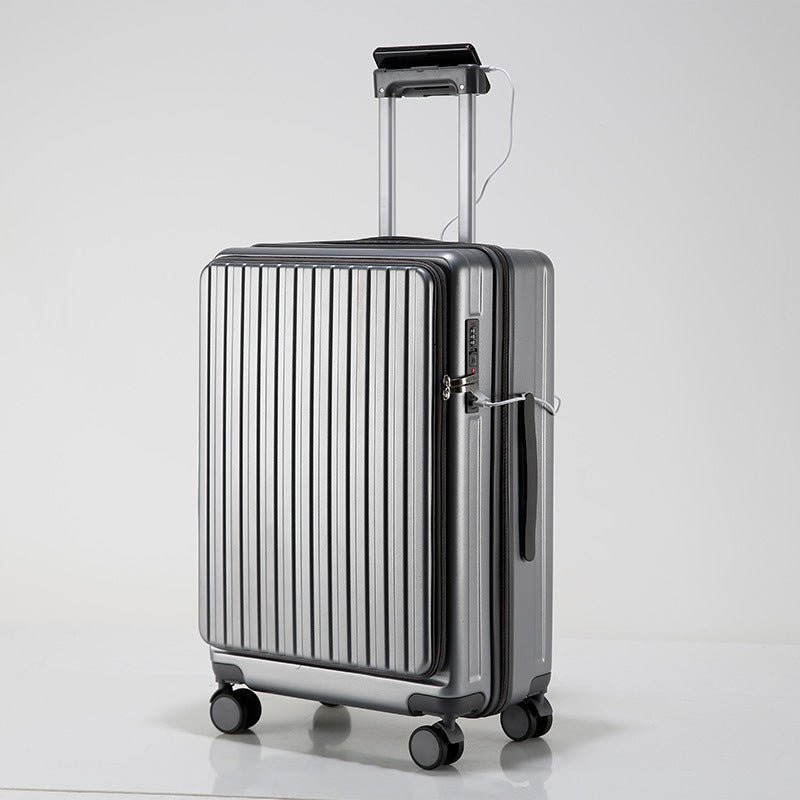 New ABS Business Front Opening 20-inch Luggage - Overture Gifts
