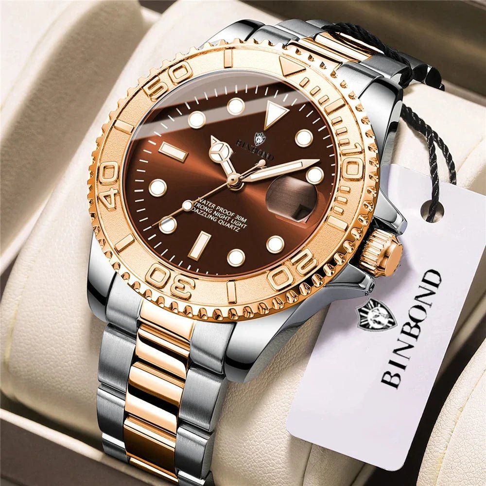New Automatic Watch Mens Sports Bezel Gray Digital Luxury Watches For Man Fashion Quartz Wristwatches Gifts Men Tudo Por 1 Real - Overture Gifts
